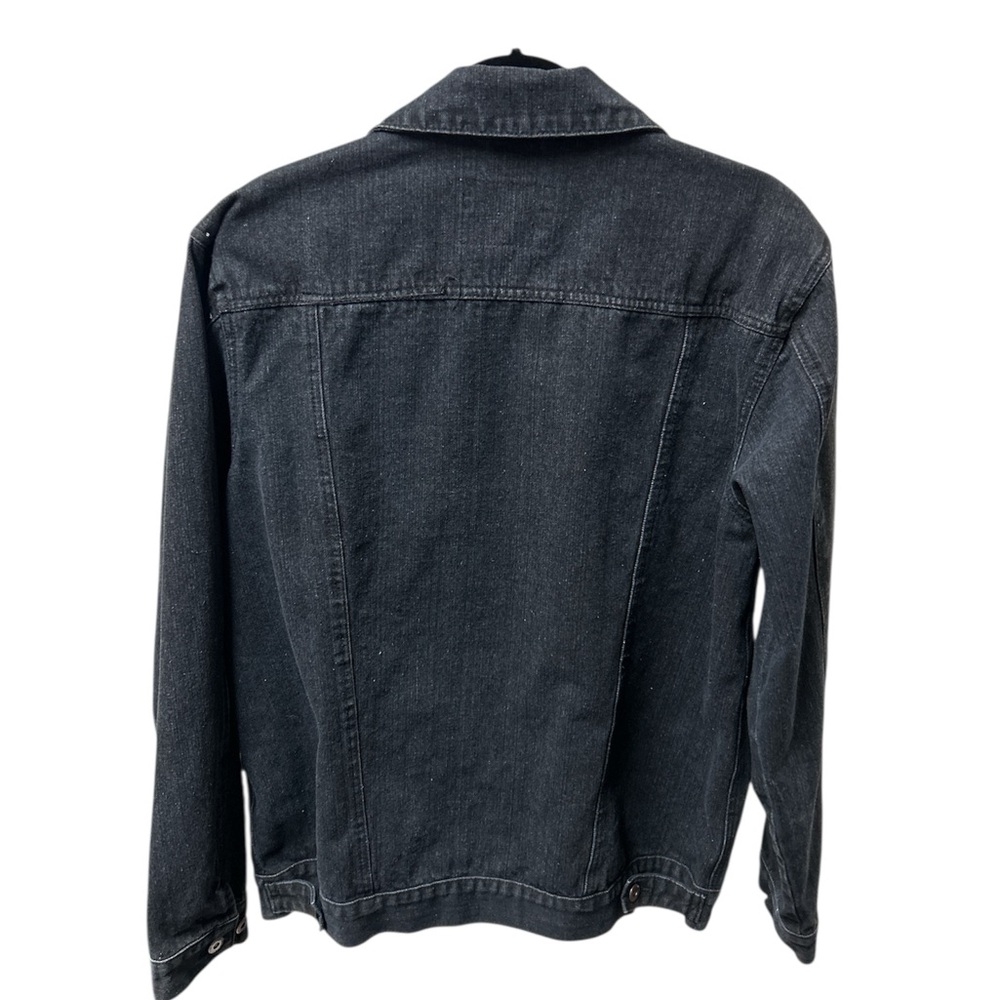 Beverly Hills polo club black denim jacket - Picture 2 of 3